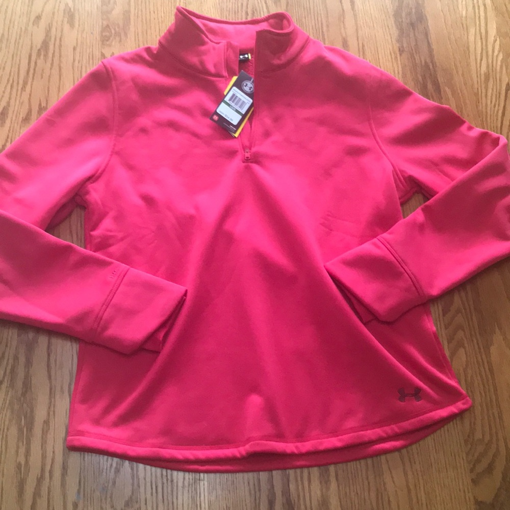 NWT UNDER ARMOUR FLEECE LINED QUARTER ZIP